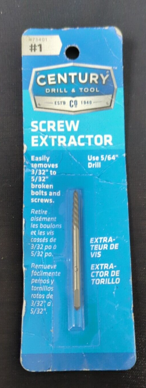 Ecrew extractor Use 5/64&quot; Drill - $3.95