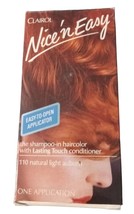 Clairol Nice N Easy 110 Natural Light Auburn Haircolor New - Vintage Rare! - £18.37 GBP