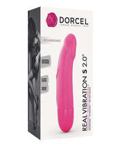 Dorcel Real Vibration S 6&quot; Rechargeable Vibrator - Pink - £56.21 GBP