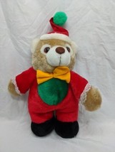 Vintage 1998 Sugar Loaf Christmas Teddy Bear Plush 11&quot; - £27.82 GBP