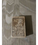 Hampton Fancy Tulips Rubber Stamp Wood Mounted 3-1/4&quot;x2-1/8&quot; Crafting Ar... - £10.11 GBP