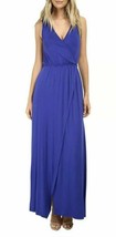 NWOT American Rose JAIN Blue V-Neck Sleeveless Maxi Wrap Dress Women&#39;s Size XS - £9.37 GBP