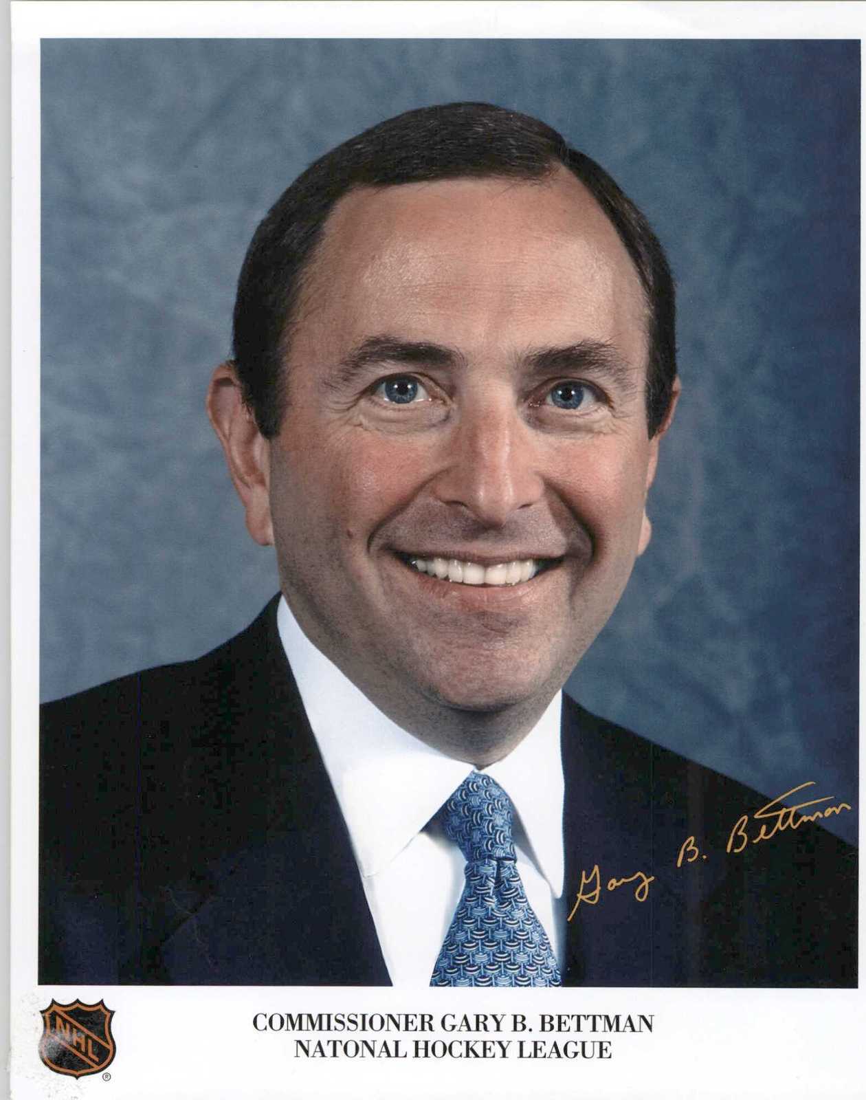 Gary Bettman Signed Autographed Glossy 8x10 Photo - NHL Commissioner - $15.00