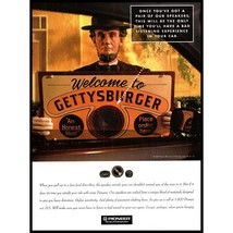 1994 Pioneer Car Stereo Speakers Vintage Print Ad Gettysburg Abe Lincoln Art - $10.97