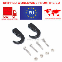 Rc Car Crawler Metal 1/10 Black Tow Hooks Scale Accessories For rc4wd Scx10 TF2 - £7.32 GBP