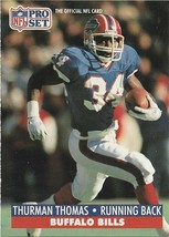 THURMAN THOMAS 1991 PRO SET # 86 - $32.38 MXN