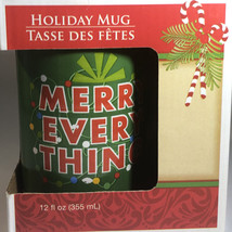 Merry Everything Christmas 12oz Mug In Gift Giving Box-BRAND NEW-SHIPS N 24 Hrs - £7.83 GBP