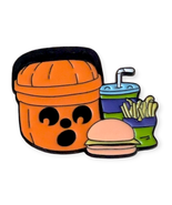 Halloween Spooky Season Enamel Pin: Pumpkin Jack-o&#39;-lantern Pail Kids Meal - €11,06 EUR
