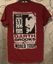 Garth Brooks 2015 World Tour Trisha Underwood Tulsa OK BOK Center T-Shirt Sz S - £10.97 GBP