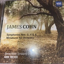 James Cohn: Symphonies Nos3, 4  8 Miniatures for Orchestra Kirk Trevor CD - £15.66 GBP