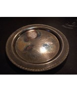 Oneida Silver Plated Round Tray Platter 10” Articulated Floral Engraved ... - $206.79 MXN