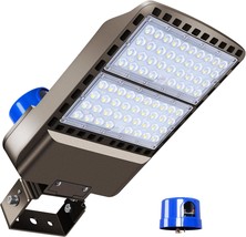 200W Led Parking Lot Light 28000Lm Bright Dusk To Dawn Flood Lights, Garage - £102.96 GBP