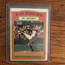 Juan Marichal In Action 1972 Topps  Baseball Card (030) - £7.04 GBP