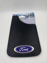 Plasticolor 000539R01 Ford Oval Logo Easy Fit Mud Guard 11x19 Black Set Of 2 - $28.05