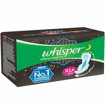 Whisper Ultra Night XL+  Wings Sanitary Pads - 30 Pads | Free Shipping - $23.62