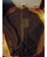 EUC!  FADED GLORY WOMANS SIZE SMALL 4-6 BROWN COMFY PULLOVER JACKET - £5.59 GBP