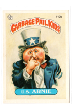 1986 Topps Garbage Pail Kids Series 3 U.S. ARNIE #110b Sticker Card GPK EX - £1.53 GBP