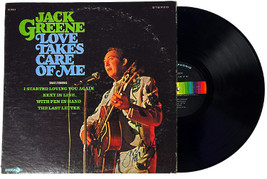Jack Greene signed 1968 Love Takes Care Of Me Album Cover/LP/Vinyl Record- JSA # - £46.37 GBP