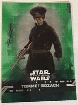 Star Wars Rise Of Skywalker Trading Card #28 Tommet Sozach Green Background - £1.53 GBP