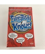 Everybody Knows Rapid Fire Question Family Game Night Party Fun New Goli... - $41.90 CAD