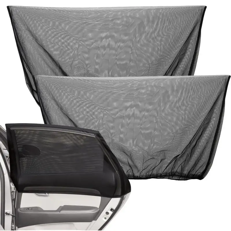 Car Rear Side Window Shade Curtain Rear window Cover UV Protection Sunshade Auto - £10.68 GBP+