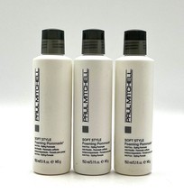 Paul Mitchell Soft Style Foaming Pommade Anti-Frizz Styling 5.1 oz-3 Pack - £50.60 GBP