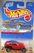 1999 Hot Wheels #922 First Editions 17/26 JEEPSTER Red/Black w/Chrome 5 Spokes - £5.74 GBP