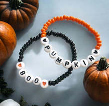 Boo &amp; Pumpkin Bracelet - $93.48 MXN