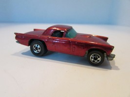 DIECAST MATTEL HOT WHEELS &#39;57 T-BIRD MAROON METALLIC 1981 HONG KONG H2C - £2.84 GBP