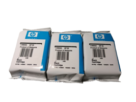 HP 56 Black Combo Value 3 Pack Ink Cartridges USE BY 2015 - £15.69 GBP