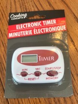 Electronic timer, kitchen timer,  work shop timer, Red &amp; white Ships N 24h - $12.85