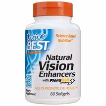 Doctor's Best Natural Vision Enhancers Wtih Floraglo Lutein, Non-GMO, Gluten ... - $23.91