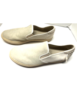Coach Men&#39;s Slip On Loafer Cream Suede &amp; Leather 11 1/2 Shoes - $101.55 CAD