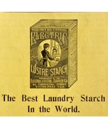 Electric Lustre Laundry Starch 1894 Advertisement Victorian Cleaning 2 A... - $376.02 MXN