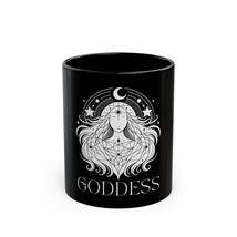 Goddess Black Mug, Celestial Coffee Cup Tea Mug Mystic Drinkware Spiritu... - $335.33 MXN+