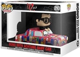 U2 Band - U2 ZooTV Achtung Baby Car with Bono Funko Pop! Ridez Vinyl Set - £27.92 GBP