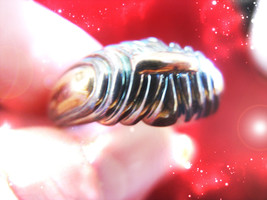 HAUNTED ANTIQUE RING OOAK GOWN OF STARS ANTI AGE MAGICK 7 SCHOLAR CASSIA4 - £238.02 GBP