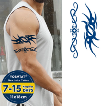 Upper Arm Nordic Knot Henna Temporary Tattoo - $7.90