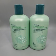 2 Thicker Fuller Hair Repairing Conditioner 12 oz Vegan Color Safe Paraben Free - £10.00 GBP