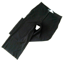 NWT Eileen Fisher Washable Stretch Crepe in Black High Waist Wide Ankle Pants 6 - £65.54 GBP