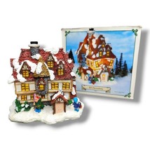 Vintage Christmas Village House Santa’s Town At The North Pole Elf Dormitory  - £27.69 GBP