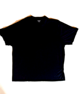 Old Navy Solid Soot Black Crew Neck T-Shirt Size XXL Mens Soft Wash - $200.05 MXN