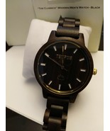 TEMPUS Silvestre Black Sandalwood Men&#39;s Wood Watch Wristwatch *Defective* - $231.78 MXN