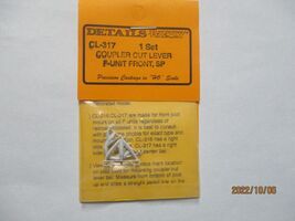 Details West # CL-317 Coupler Cut Lever F-Unit Front SP. 1 Set.  HO-Scale - $33.81 MXN