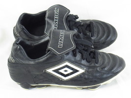 Umbro Black Baseball Softball Cleats Boys Size 5.5 US Excellent Condition - £5.72 GBP