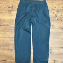 Vtg Dockers Levi&#39;s Pants Mens 38x31 Pleated Relaxed Green Chino 90s Made In Usa - $26.85