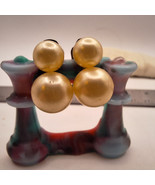 Vintage Marvella Double Round Faux Pearl Clip on Earrings - €4,66 EUR