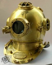 Antique Deep Sea Marine US Navy Mark V Antique Maritime Divers Diving Helmet - £152.74 GBP