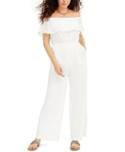 MSRP $100 Thalia Sodi Off-The-Shoulder Jumpsuit White Size 2XL - $30.64
