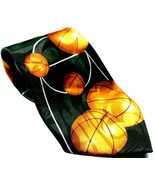 Basketball Court Sport Black Orange Men&#39;s Necktie Novelty - €8,96 EUR